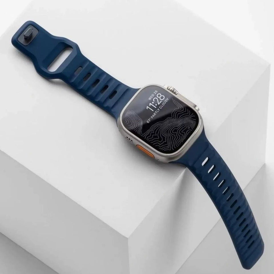 Silicone Reverse - buckle Watch Band - Wear with style