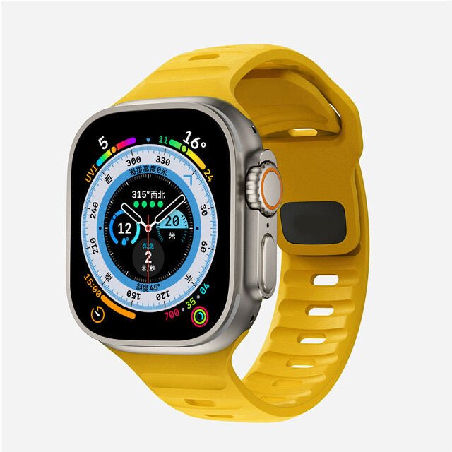 Silicone Reverse - buckle Watch Band - Wear with style