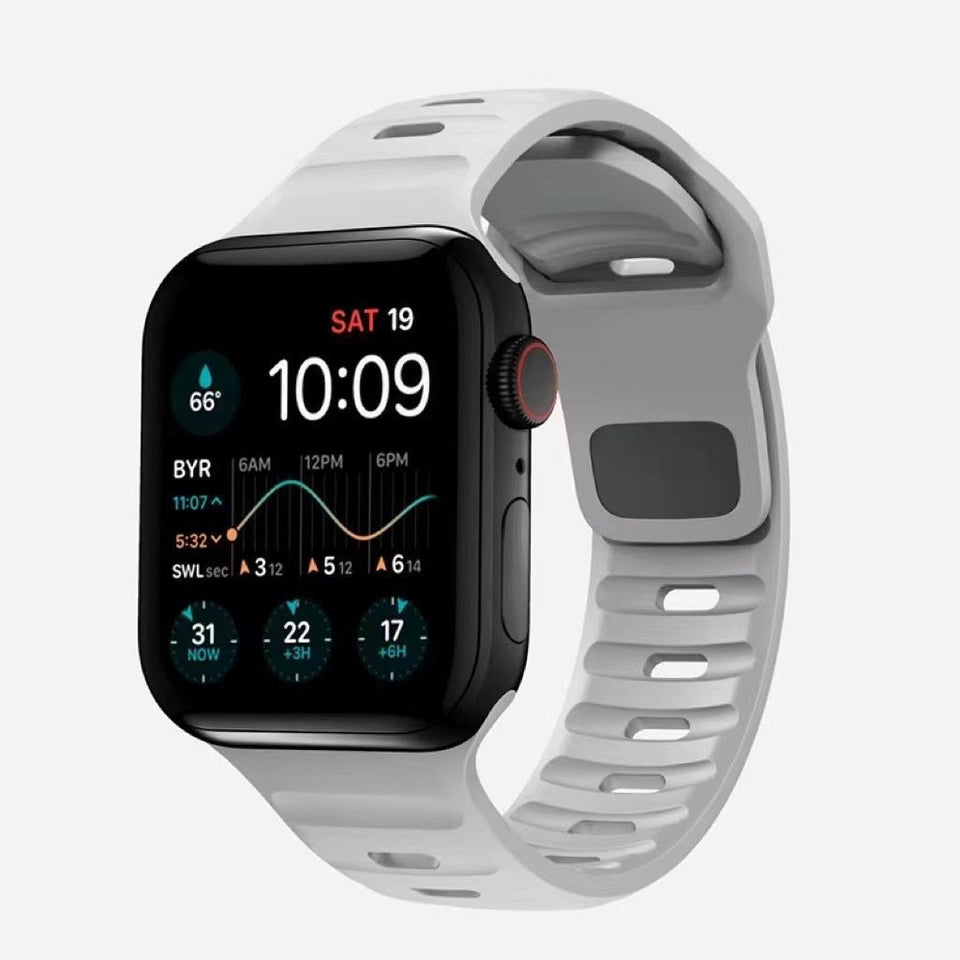 Silicone Reverse - buckle Watch Band - Wear with style