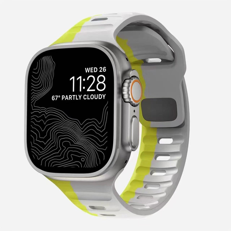 Silicone Reverse - buckle Watch Band - Wear with style