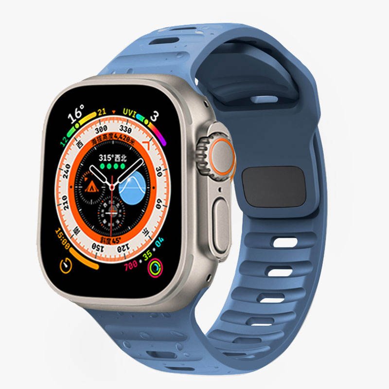 Silicone Reverse - buckle Watch Band - Wear with style