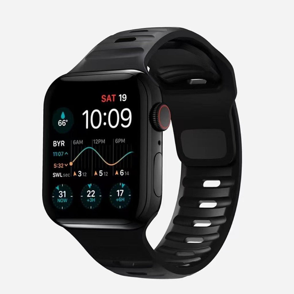 Silicone Reverse - buckle Watch Band - Wear with style