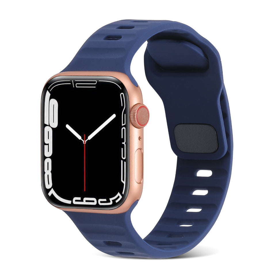 Silicone Reverse - buckle Watch Band - Wear with style