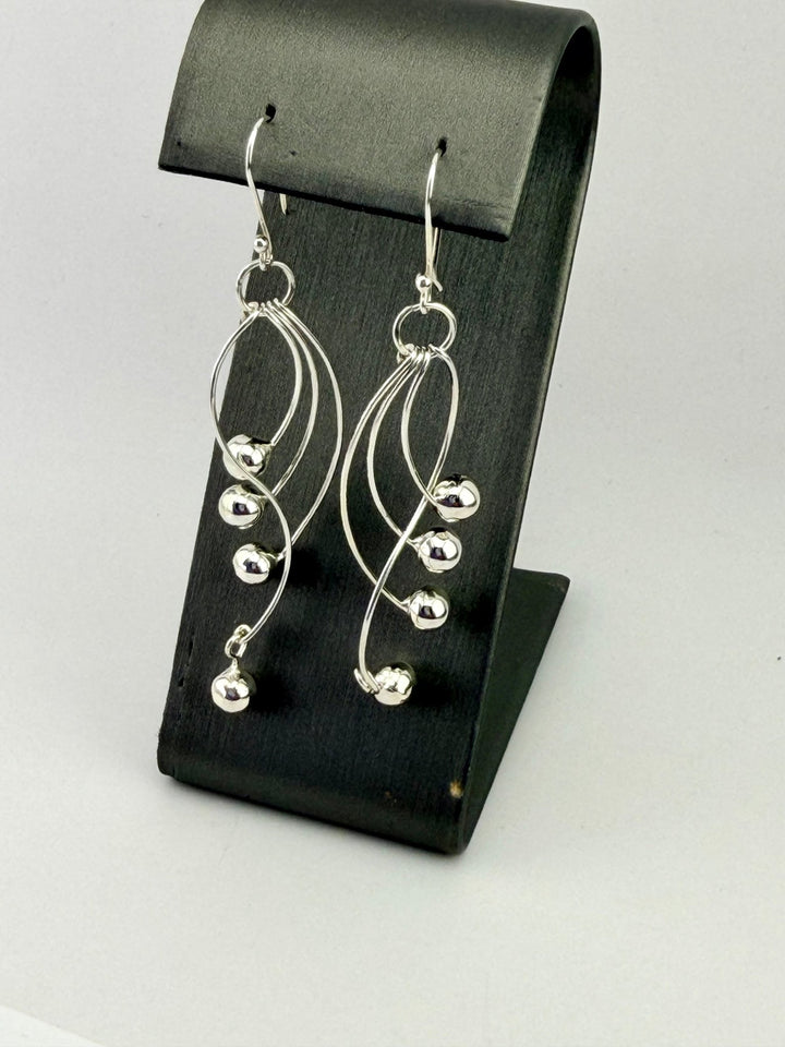 Silver 925 dangle earrings | Aretes de plata 925 colgantes - Wear with style