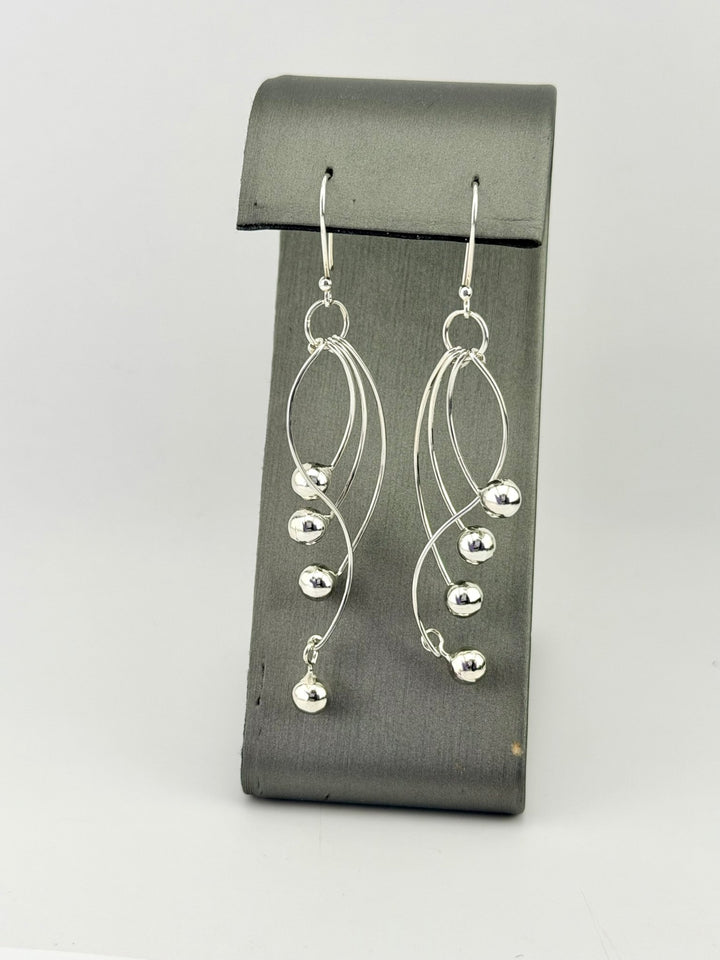 Silver 925 dangle earrings | Aretes de plata 925 colgantes - Wear with style