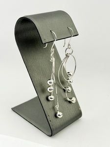 Silver 925 dangle earrings | Aretes de plata 925 colgantes - Wear with style