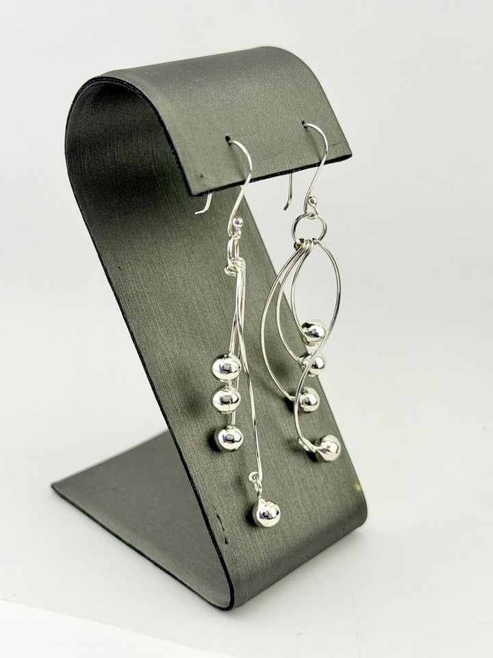Silver 925 dangle earrings | Aretes de plata 925 colgantes - Wear with style