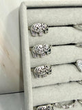 Silver 925 Elephant ring | Luchy charm silver ring | Anillo de plata 925 Elefante - Wear with style