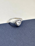 Silver 925 Heart Promise Ring |Sterling Silver rings | Anillo de plata 925 | Anillo promesa con zirconia - Wear with style