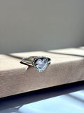 Silver 925 Heart Promise Ring |Sterling Silver rings | Anillo de plata 925 | Anillo promesa con zirconia - Wear with style