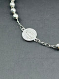 Silver .925 Rosary bracelet | sterling silver Catholic bracelet with cross - Wear with style