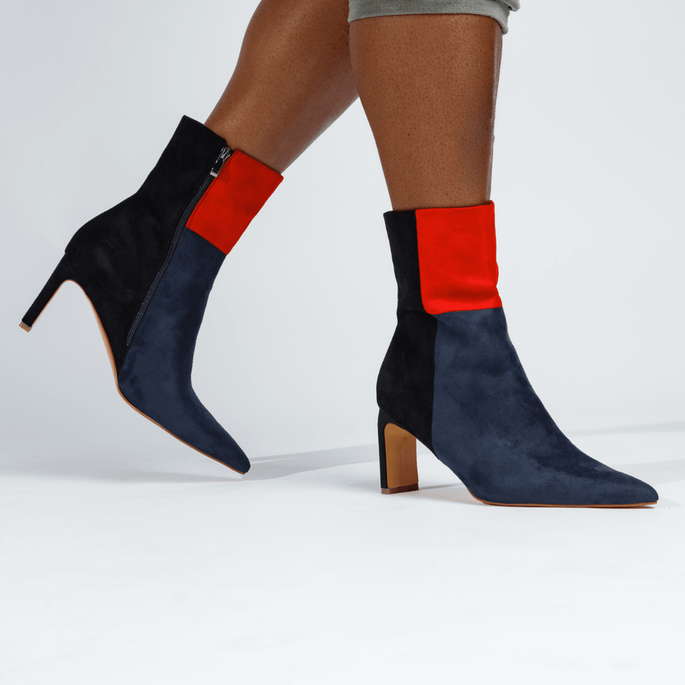 Simone Booties Red - Wear with style