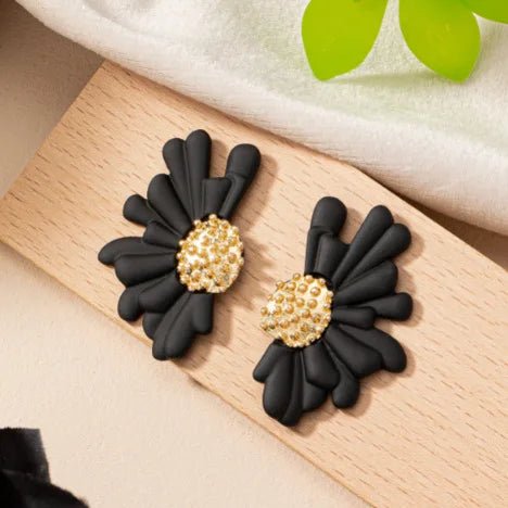 Simple Colorful Flower Stud Earrings - Wear with style
