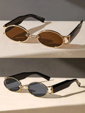 Small Cute Fashion Oval Frame Sunglasses - Wear with style