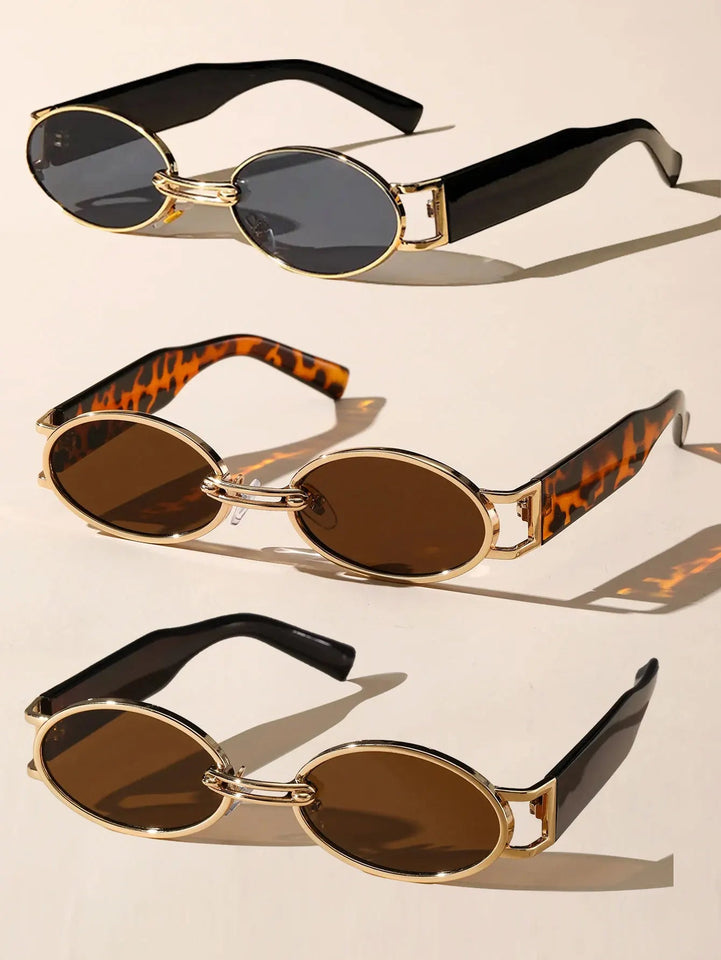 Small Cute Fashion Oval Frame Sunglasses - Wear with style