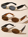 Small Cute Fashion Oval Frame Sunglasses - Wear with style