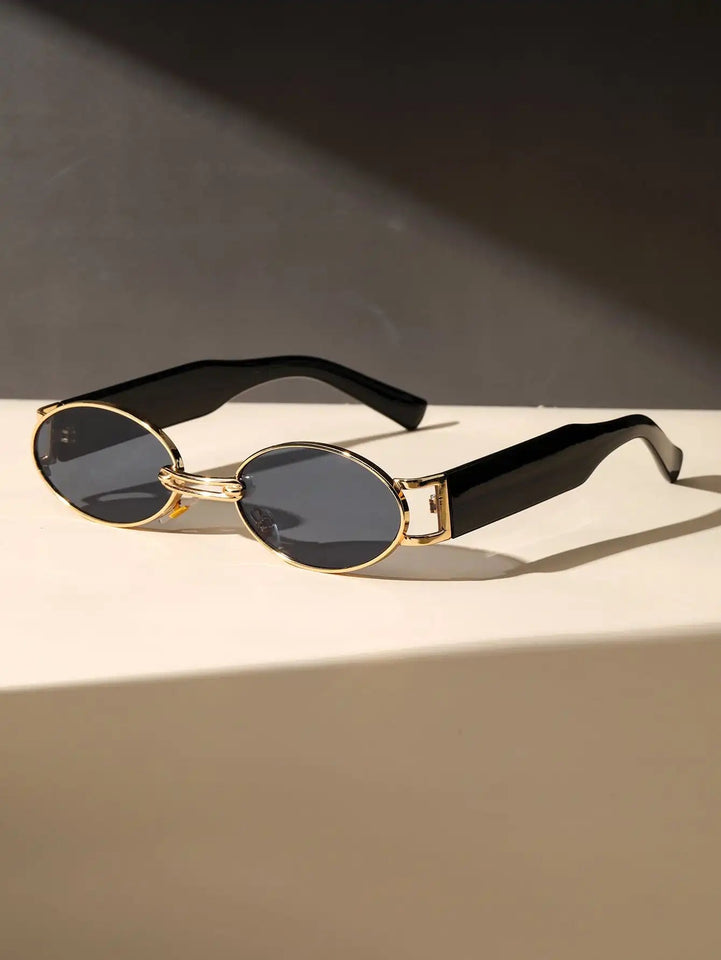 Small Cute Fashion Oval Frame Sunglasses - Wear with style