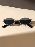Small Cute Fashion Oval Frame Sunglasses - Wear with style