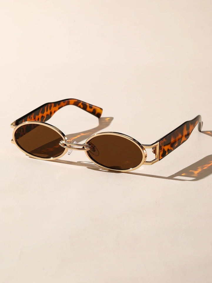Small Cute Fashion Oval Frame Sunglasses - Wear with style