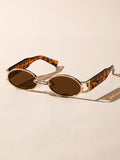 Small Cute Fashion Oval Frame Sunglasses - Wear with style