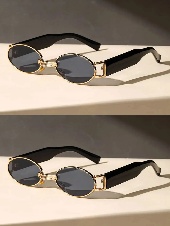 Small Cute Fashion Oval Frame Sunglasses - Wear with style