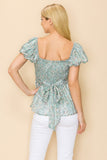 Smocked back ditsy floral print - Wear with style