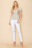 Smocked back ditsy floral print - Wear with style