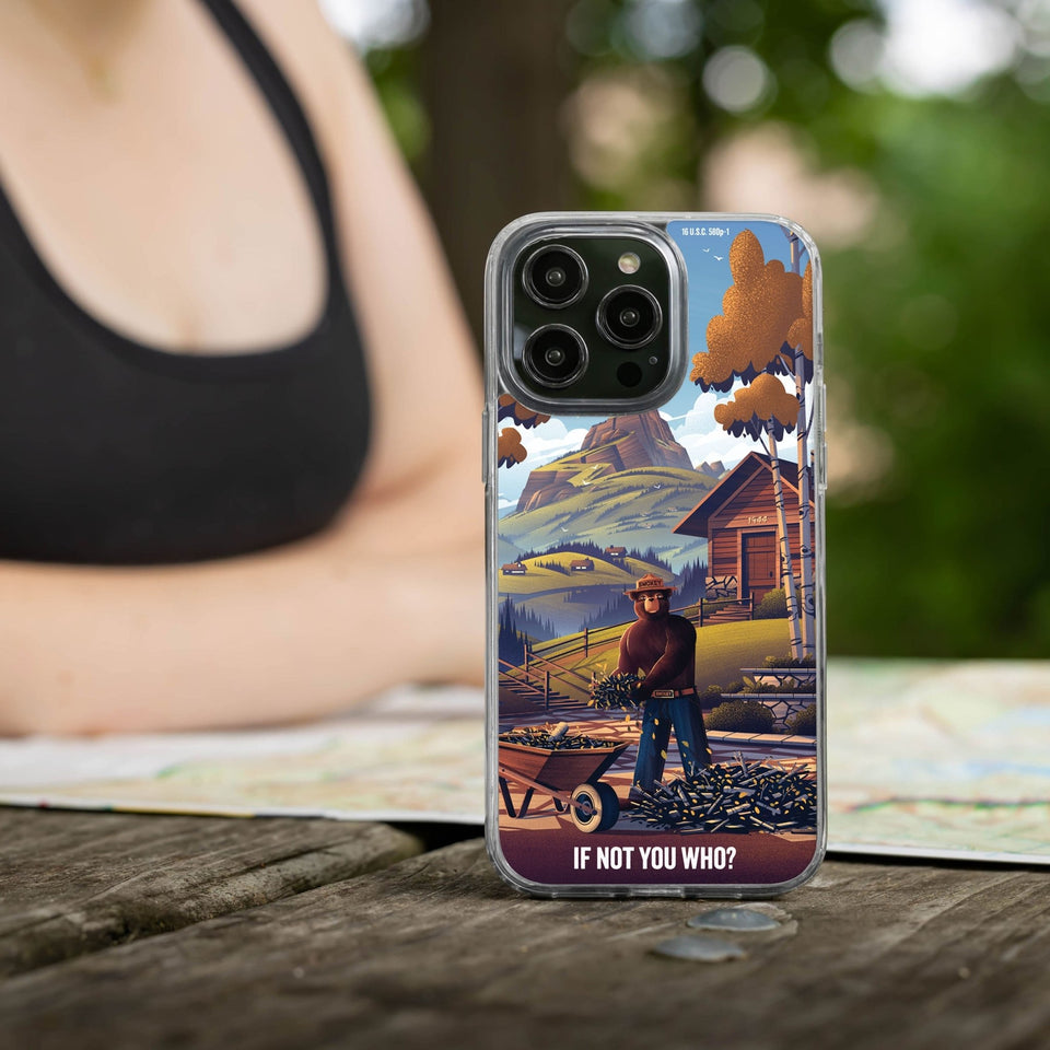 Smokey Bear Classic HD Apple iPhone 15 Series Mag - Safe Phone Case - Wear with style