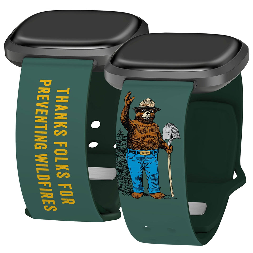 Smokey Bear Classic HD Fitbit Versa 3 & Sense Watch Band - Wear with style