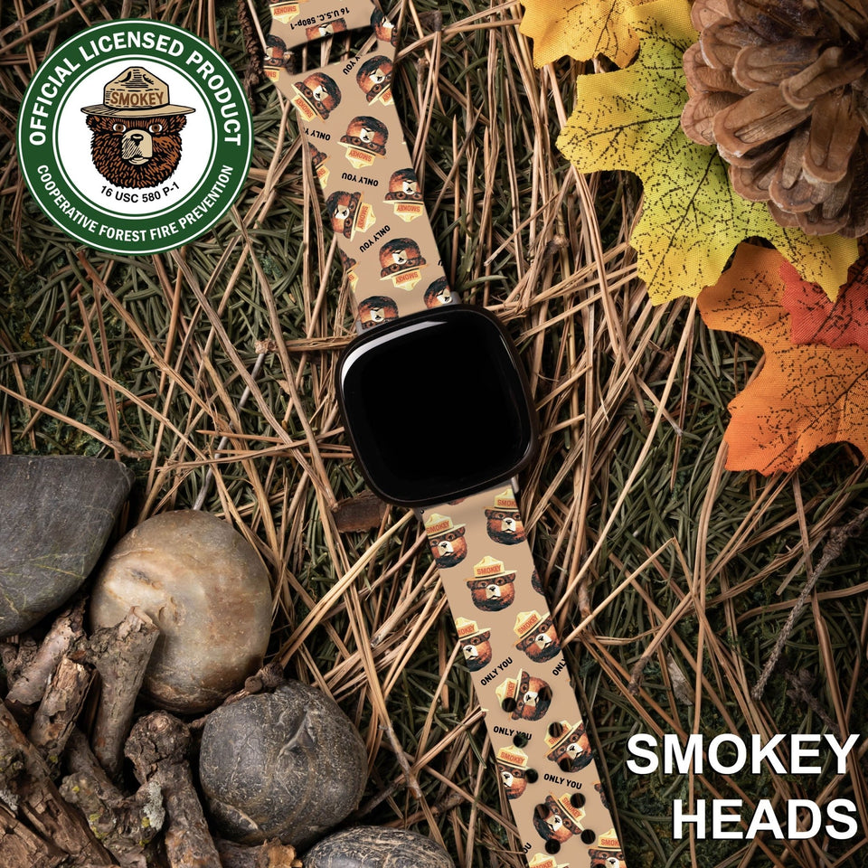 Smokey Bear Classic HD Fitbit Versa 3 & Sense Watch Band - Wear with style
