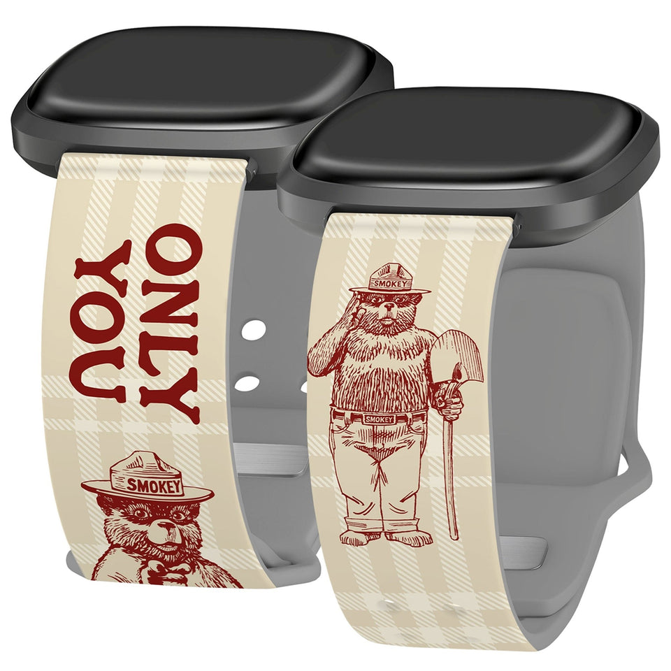 Smokey Bear Classic HD Fitbit Versa 3 & Sense Watch Band - Wear with style
