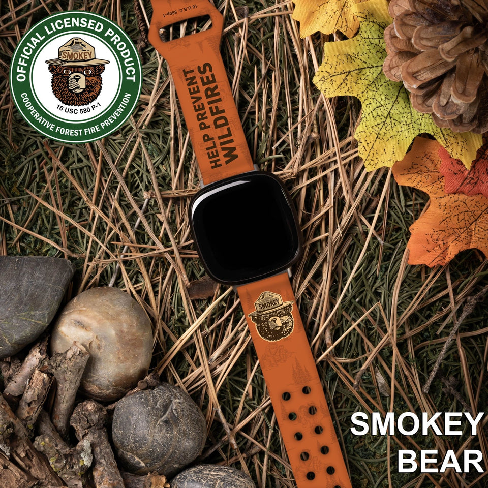 Smokey Bear Classic HD Fitbit Versa 3 & Sense Watch Band - Wear with style