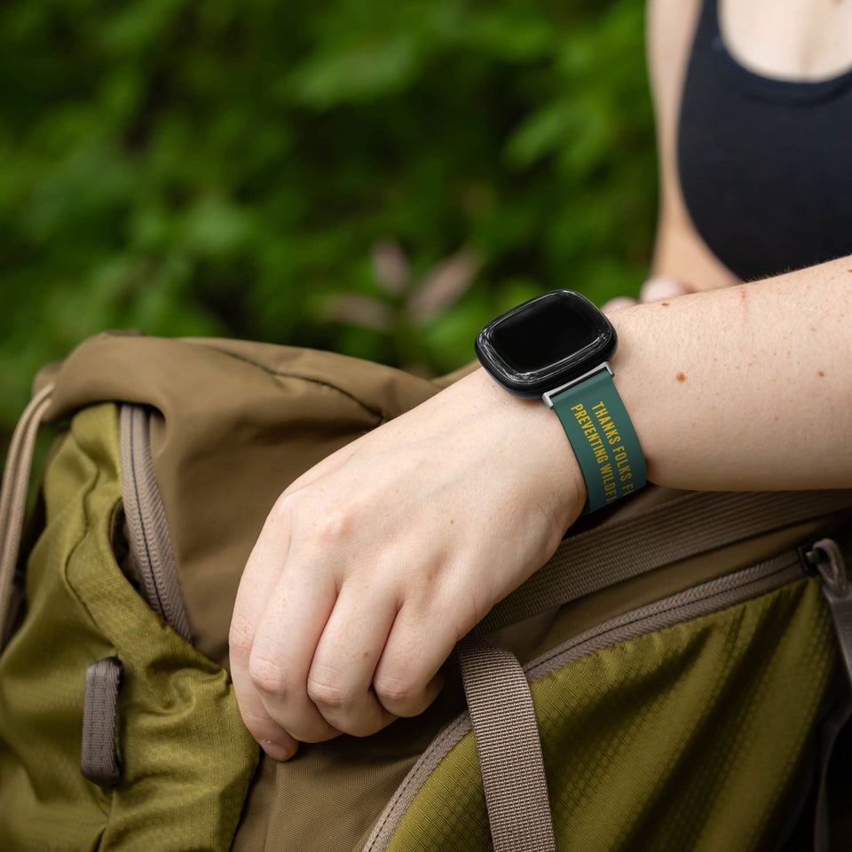 Smokey Bear Classic HD Fitbit Versa 3 & Sense Watch Band - Wear with style