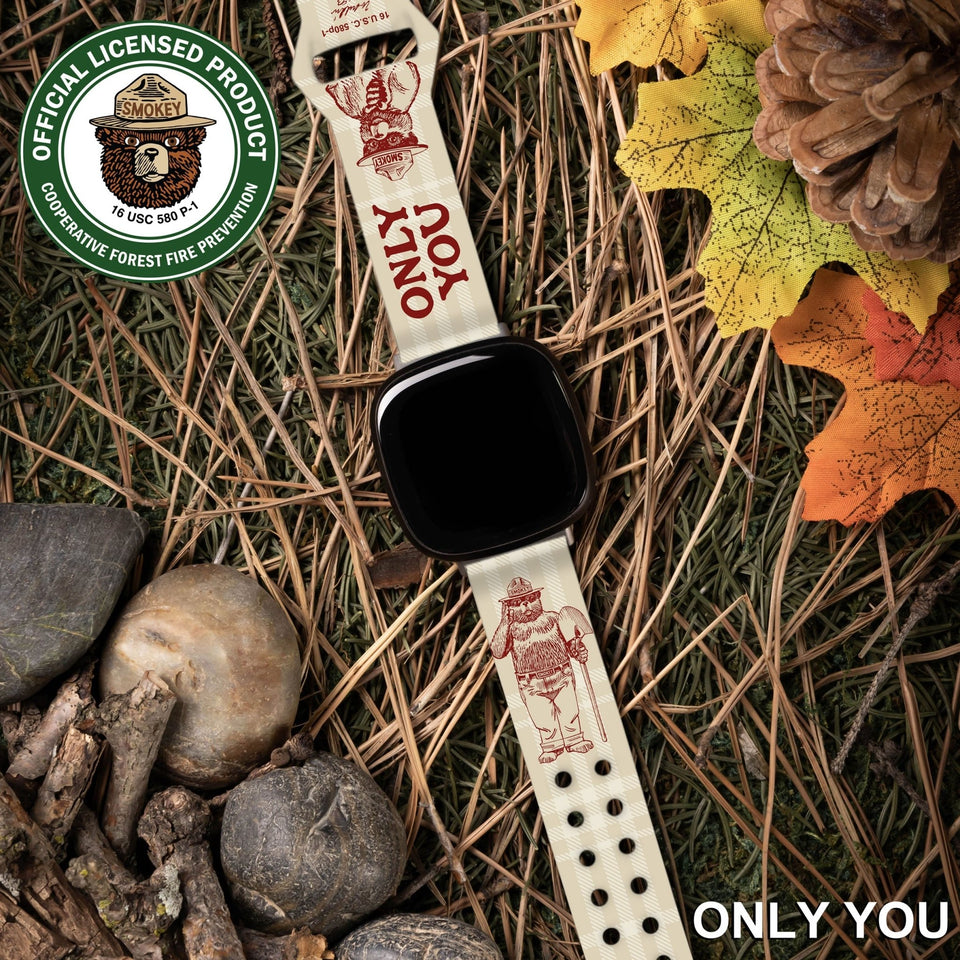 Smokey Bear Classic HD Fitbit Versa 3 & Sense Watch Band - Wear with style