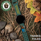 Smokey Bear Classic HD Watchband for Samsung, Garmin, Fossil, and More - Wear with style