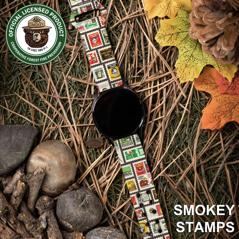 Smokey Bear Classic HD Watchband for Samsung, Garmin, Fossil, and More - Wear with style