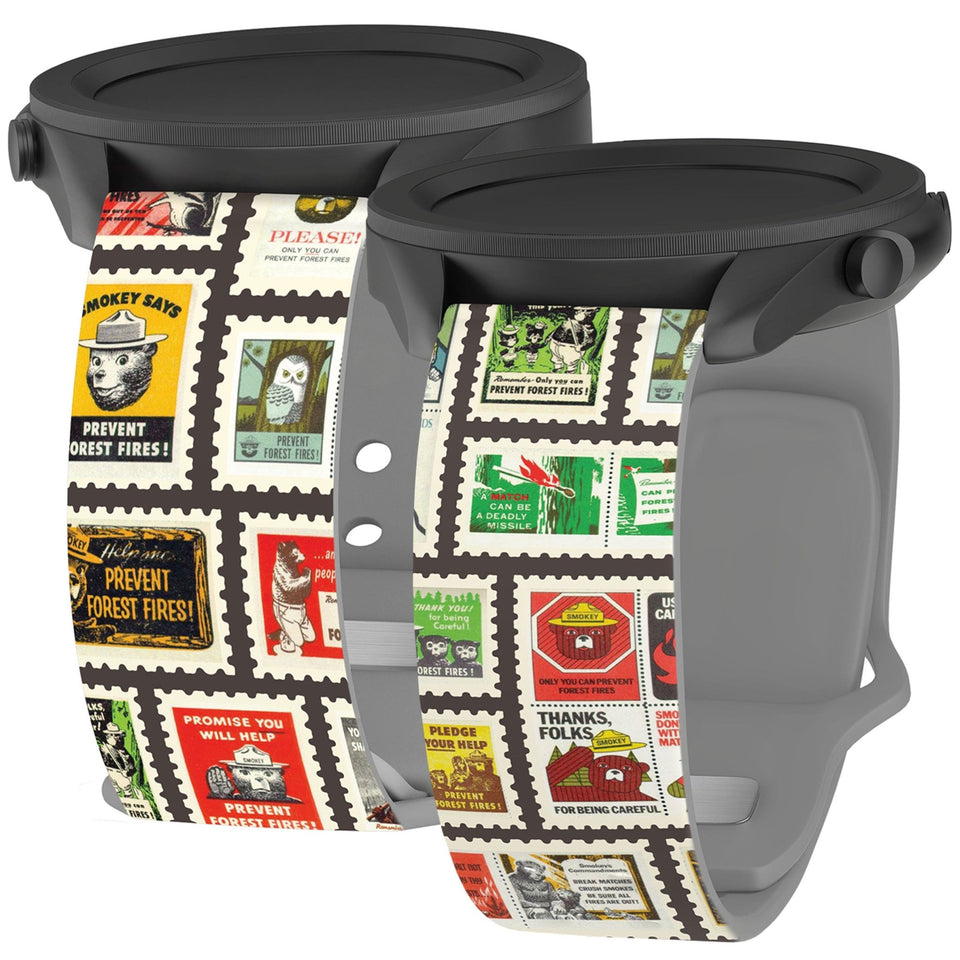 Smokey Bear Classic HD Watchband for Samsung, Garmin, Fossil, and More - Wear with style
