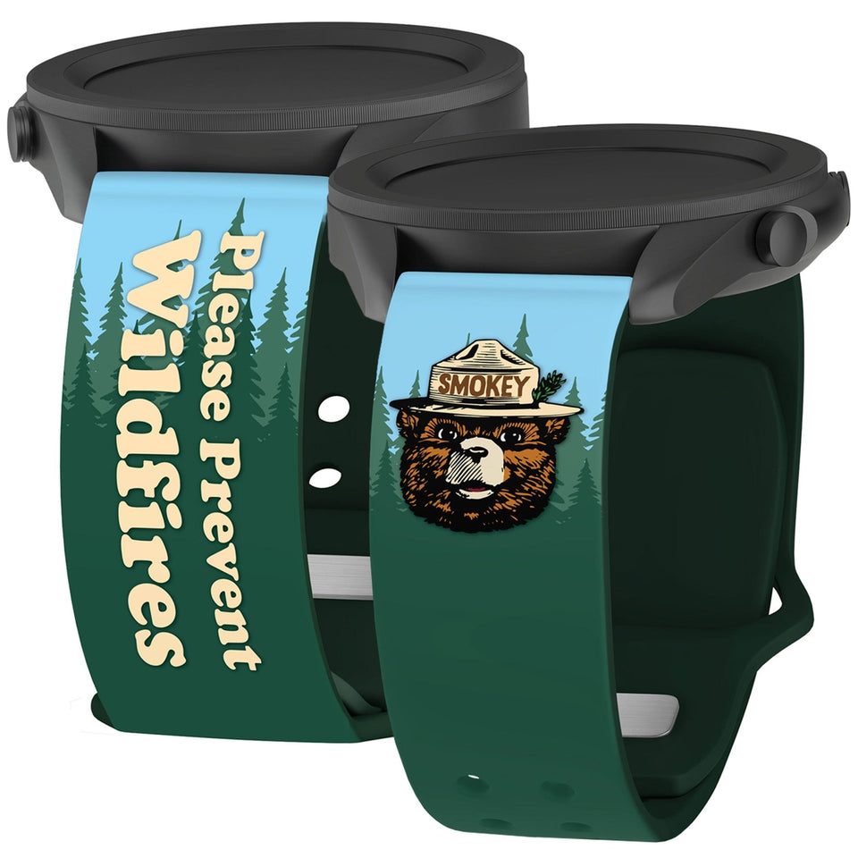 Smokey Bear Classic HD Watchband for Samsung, Garmin, Fossil, and More - Wear with style
