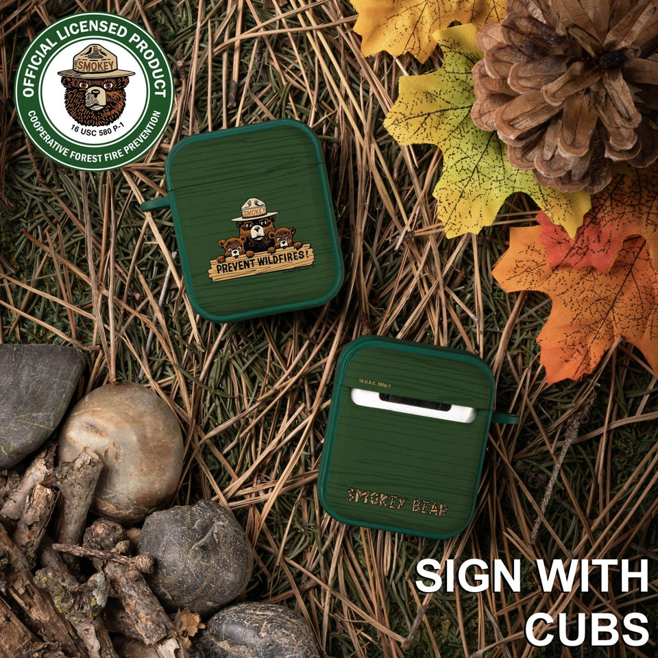Smokey Bear Classic HDX Apple AirPods Gen 1 & 2 Case Cover - Wear with style