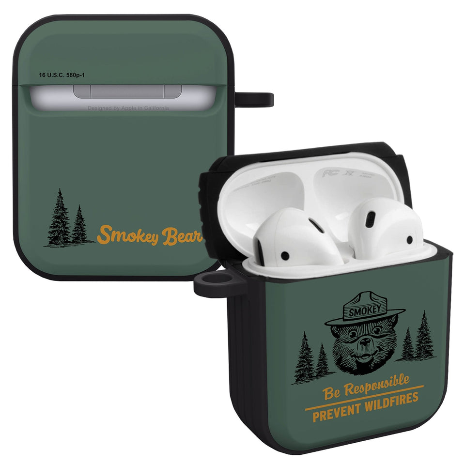 Smokey Bear Classic HDX Apple AirPods Gen 1 & 2 Case Cover - Wear with style