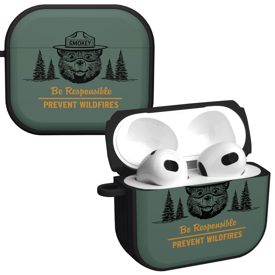 Smokey Bear Classic HDX Apple AirPods Gen 3 Case Cover - Wear with style