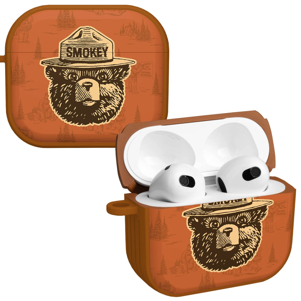 Smokey Bear Classic HDX Apple AirPods Gen 3 Case Cover - Wear with style