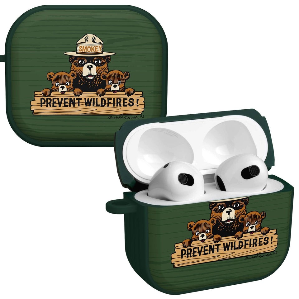 Smokey Bear Classic HDX Apple AirPods Gen 3 Case Cover - Wear with style