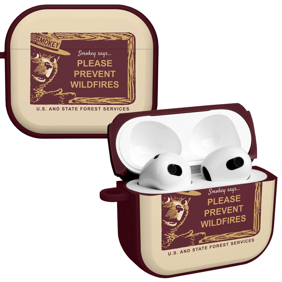Smokey Bear Classic HDX Apple AirPods Gen 3 Case Cover - Wear with style