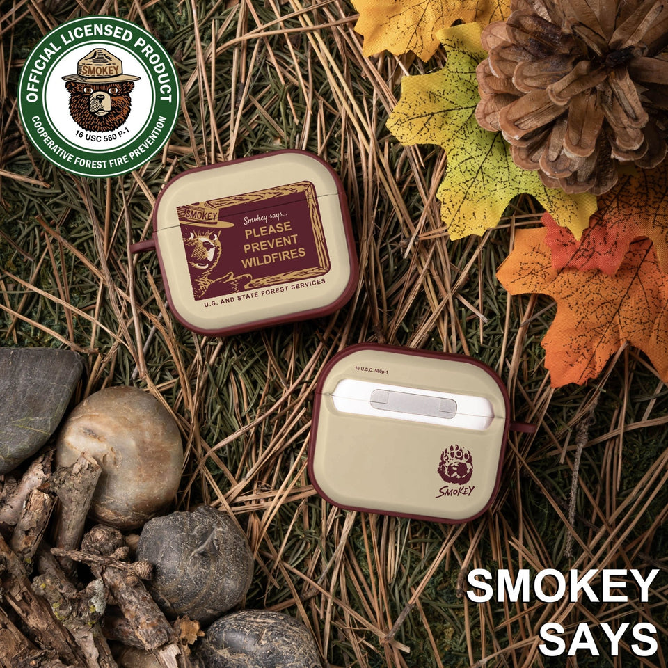 Smokey Bear Classic HDX Apple AirPods Gen 3 Case Cover - Wear with style
