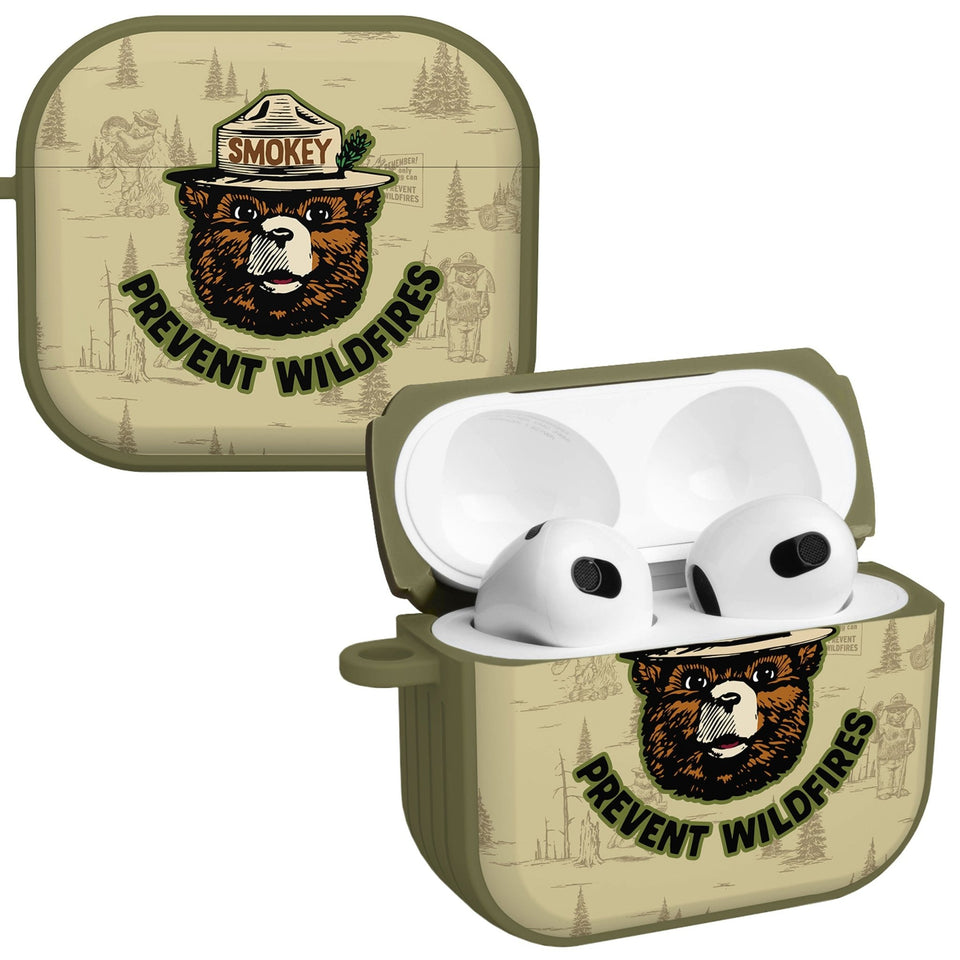 Smokey Bear Classic HDX Apple AirPods Gen 3 Case Cover - Wear with style