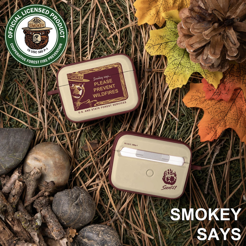 Smokey Bear Classic HDX Apple AirPods Pro 1 & 2 Case Cover - Wear with style