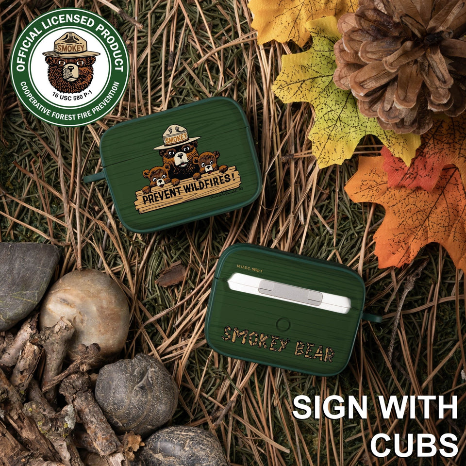 Smokey Bear Classic HDX Apple AirPods Pro 1 & 2 Case Cover - Wear with style