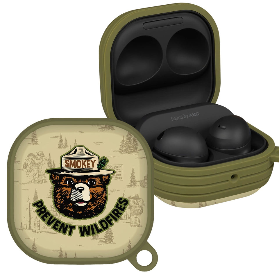 Smokey Bear Classic HDX Samsung Galaxy Buds Pro & Buds Live Case Cover - Wear with style