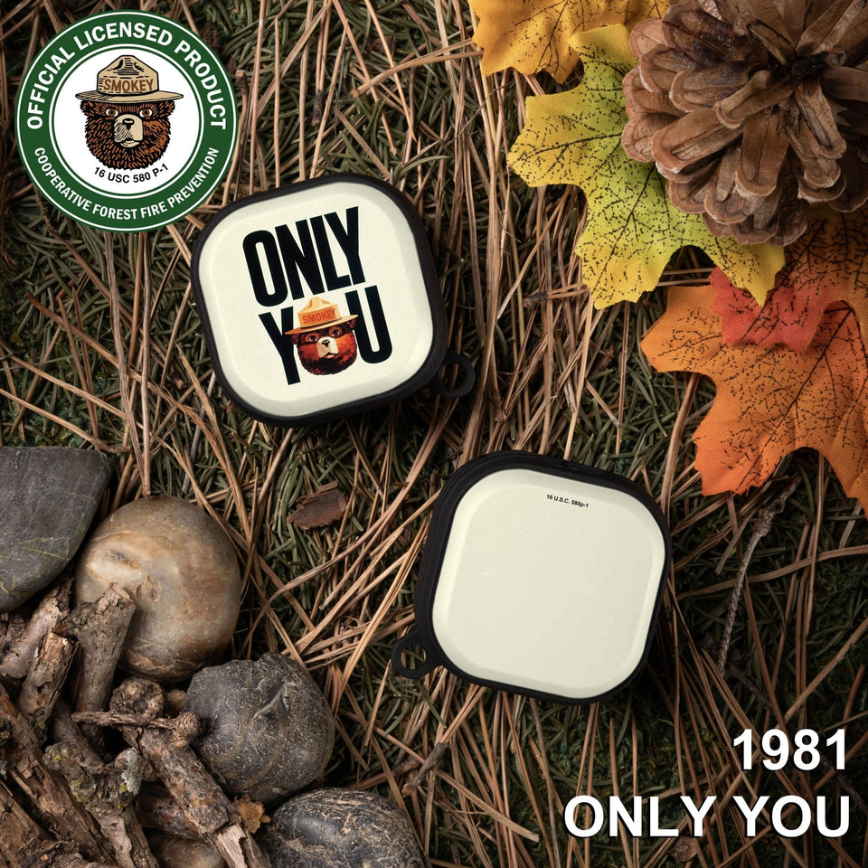 Smokey Bear Classic HDX Samsung Galaxy Buds Pro & Buds Live Case Cover - Wear with style